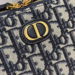 Dior 30 Montaigne Box Bag In Blue Dior Oblique Jacquard - Image 5