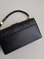Dior 30 Montaigne East-West Bag with Chain in Black Calfskin - Image 8