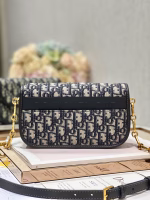 Dior 30 Montaigne Avenue Bag In Blue Dior Oblique Jacquard - Image 10