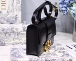 Dior 30 Montaigne Shoulder Bag In Black Calfskin - Image 6