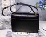 Dior 30 Montaigne Shoulder Bag In Black Calfskin - Image 2