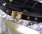 Dior 30 Montaigne Shoulder Bag In Black Calfskin - Image 7