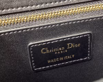 Dior 30 Montaigne Shoulder Bag In Black Calfskin - Image 8