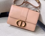 Dior 30 Montaigne Shoulder Bag In Pale Pink Calfskin - Image 6