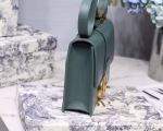 Dior 30 Montaigne Shoulder Bag In Storm Blue Calfskin - Image 8