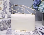 Dior 30 Montaigne Shoulder Bag In White Calfskin - Image 2