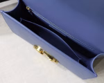 Dior 30 Montaigne Bag In Denim Blue Grained Calfskin - Image 7