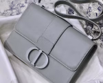 Dior 30 Montaigne Bag In Grey Ultra Matte Grained Calfskin - Image 2