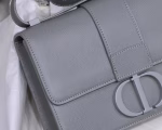 Dior 30 Montaigne Bag In Grey Ultra Matte Grained Calfskin - Image 5