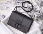 Dior 30 Montaigne Bag In Black Ultra Matte Grained Calfskin - Image 6