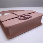 Dior 30 Montaigne Bag In Blush Matte Grained Calfskin - Image 5