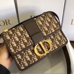 Dior 30 Montaigne Bag In Brown Oblique Jacquard Canvas - Image 9