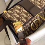 Dior 30 Montaigne Bag In Brown Oblique Jacquard Canvas - Image 7