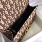 Dior 30 Montaigne Bag In Brown Oblique Jacquard Canvas - Image 10