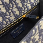 Dior 30 Montaigne Bag with Chain in Blue Oblique Jacquard - Image 7