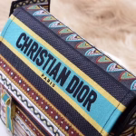 Dior Diorcamp Messenger Bag In Turquoise Embroidered Canvas - Image 8