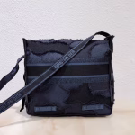 Dior Diorcamp Messenger Bag In Blue Camouflage Canvas - Image 4
