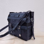Dior Diorcamp Messenger Bag In Blue Camouflage Canvas - Image 5