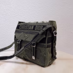 Dior Diorcamp Messenger Bag In Green Camouflage Canvas - Image 3