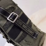 Dior Diorcamp Messenger Bag In Green Camouflage Canvas - Image 7