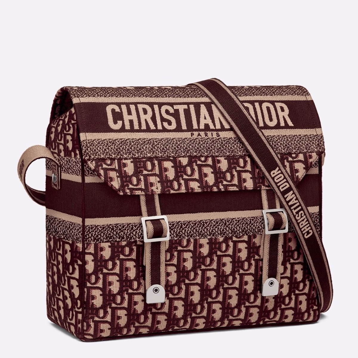 Dior Bordeaux Oblique Diorcamp Messenger Bag - Image 1