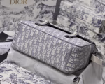 Dior Diorcamp Messenger Bag In Grey Oblique Canvas - Image 8