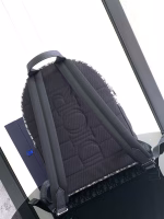 Dior 8 Backpack in Beige and Black Dior Oblique Jacquard - Image 9