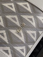 Dior Lingot Briefcase in Grey CD Diamond Canvas - Image 9