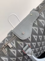Dior Lingot Briefcase in Grey CD Diamond Canvas - Image 7