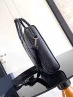 Dior Lingot Briefcase in Black CD Diamond Canvas - Image 4
