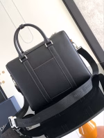 Dior Lingot Briefcase in Black Grained Calfskin - Image 6