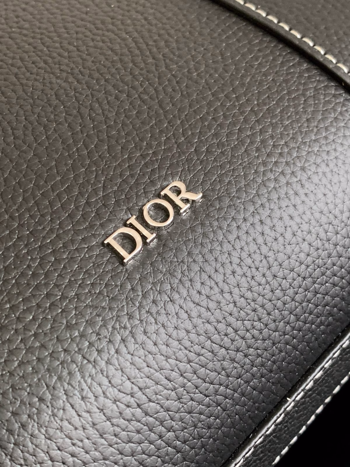 Dior Lingot Briefcase in Black Grained Calfskin - Image 9