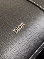 Dior Lingot Briefcase in Black Grained Calfskin - Image 9