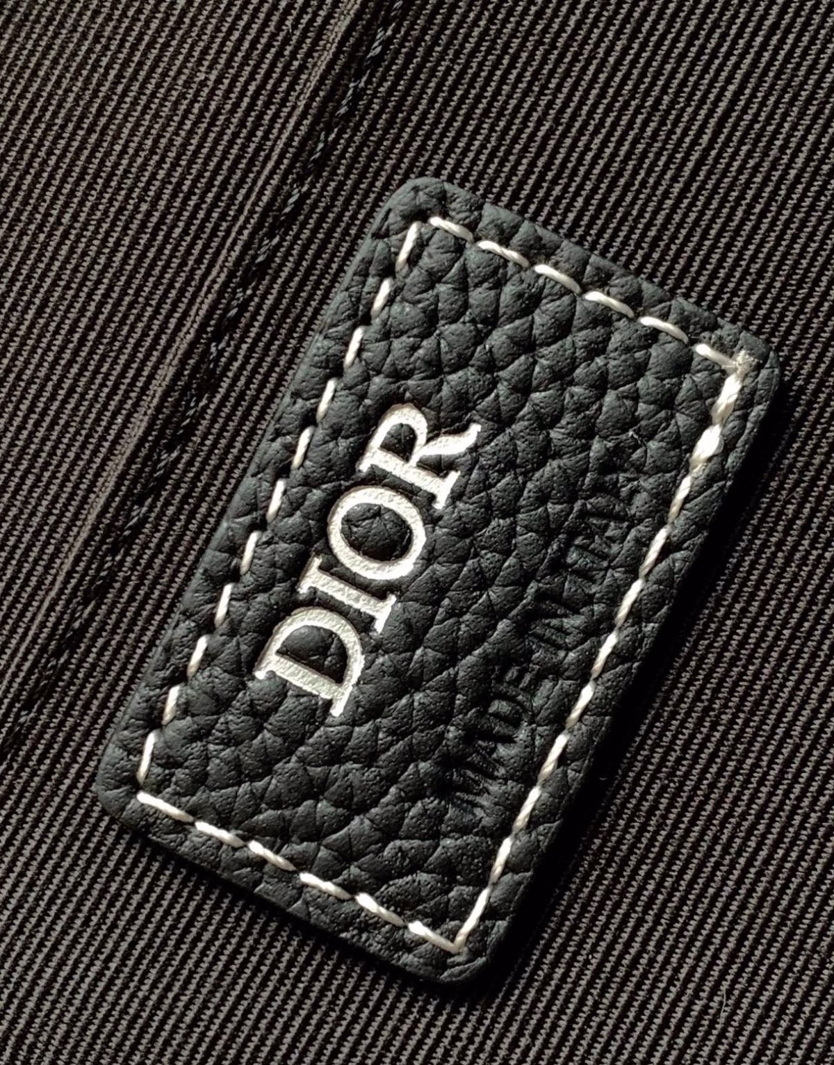 Dior Lingot Briefcase in Black Grained Calfskin - Image 2