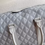 Dior Lingot 50 Duffle Bag In Gray CD Diamond Canvas - Image 6