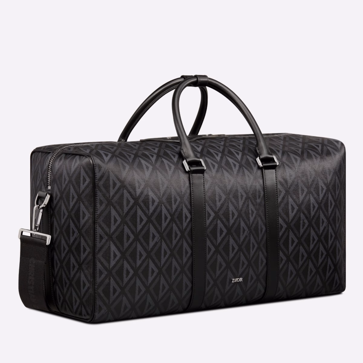 Dior Lingot 50 Duffle Bag In Black CD Diamond Canvas - Image 1