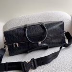 Dior Lingot 50 Duffle Bag In Black CD Diamond Canvas - Image 7