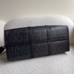 Dior Lingot 50 Duffle Bag In Black CD Diamond Canvas - Image 4
