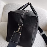 Dior Lingot 50 Duffle Bag In Black Grained Calfskin - Image 8