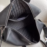 Dior Lingot 50 Duffle Bag In Black Grained Calfskin - Image 3