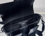Dior Hit the Road Messenger Bag In Black CD Diamond Canvas - Image 5