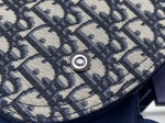 Dior Men's Saddle Pouch in Beige and Black Dior Oblique Jacquard - Image 5