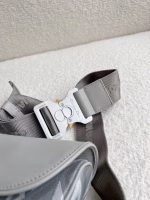 Dior Men's Saddle Bag In Gray CD Diamond Canvas - Image 2
