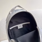 Dior Mini Rider Sling Bag In Gray CD Diamond Canvas - Image 9