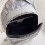 Dior Mini Rider Sling Bag In Gray CD Diamond Canvas - Image 7
