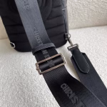 Dior Mini Rider Sling Bag In Black CD Diamond Canvas - Image 3