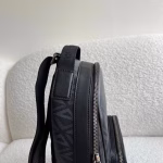 Dior Mini Rider Sling Bag In Black CD Diamond Canvas - Image 2