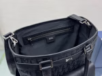 Dior Explorer Tote Bag In Black Dior Oblique Mirage Technical Fabric - Image 5