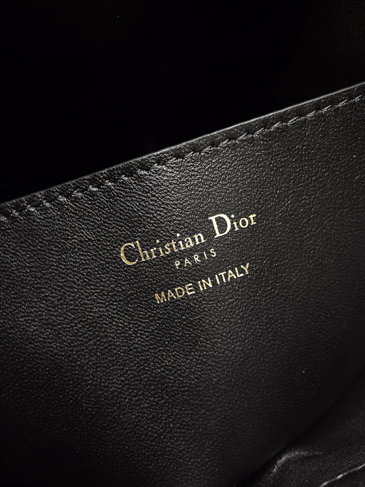Dior Nolita Medium Bag in Black Macrocannage Lambskin - Image 9