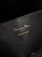 Dior Nolita Medium Bag in Black Macrocannage Lambskin - Image 9